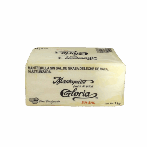 Mantequilla Gloria S/sal