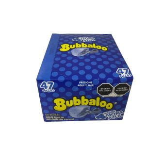 Chicle Bubbaloo Mora Azul