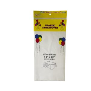 Mantel de Plástico Blanco