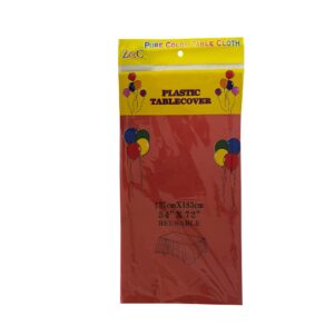 Mantel de Plástico Rojo