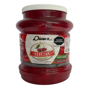 Cereza roja con rabo