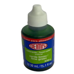 Color liquido verde limon