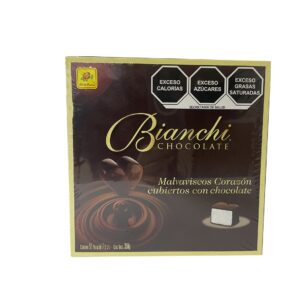 Malvavisco con Chocolate de corazón