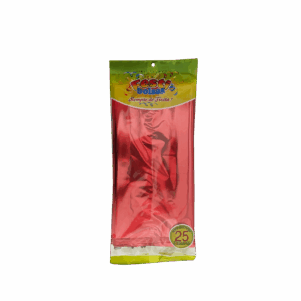 Bolsa Metalizada Rojo Solido