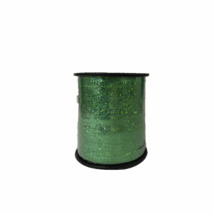 Cinta curling Holografico Verde