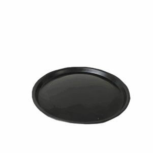 Plato Rígido Negro 28 CM