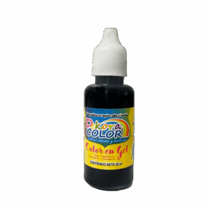 Color en gel negro