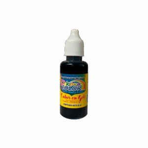 Color en gel negro