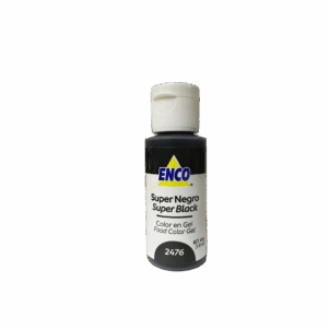 Color en gel Super negro Enco